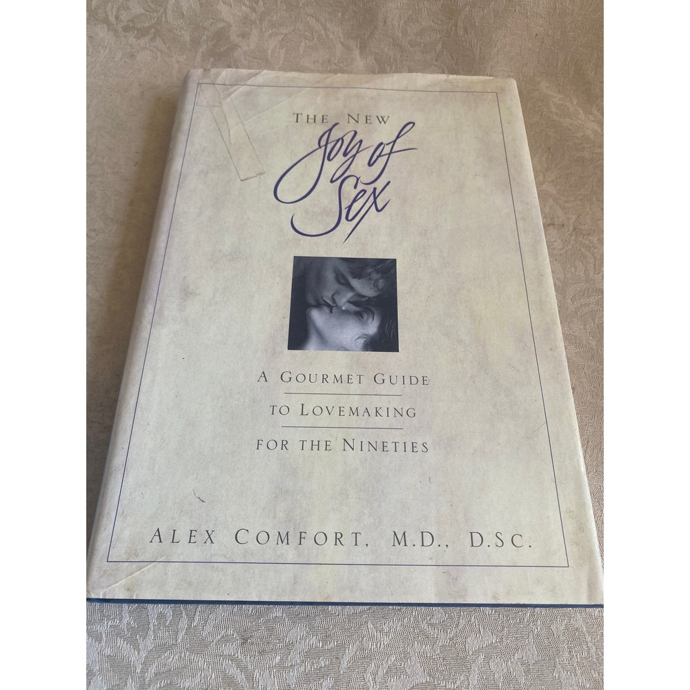 Alex Comfort The New Joy of Sex Book Unisex OS White Fair 1991 First Ed Vintage